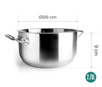 Faitout sans couvercle 20cm Eco-Chef Lacor