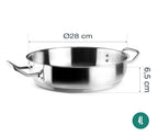 Plat rond sans couvercle 28cm Eco-Chef Lacor