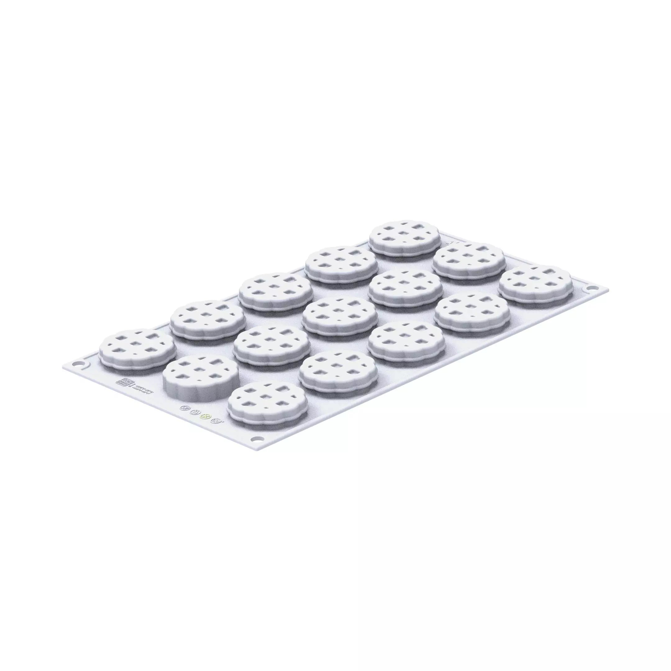 Moule en silicone Crostata XS 20 - Silikomart