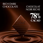 Barre Chocolat noir Lindt EXCELLENCE à 78 % de cacao, 100g