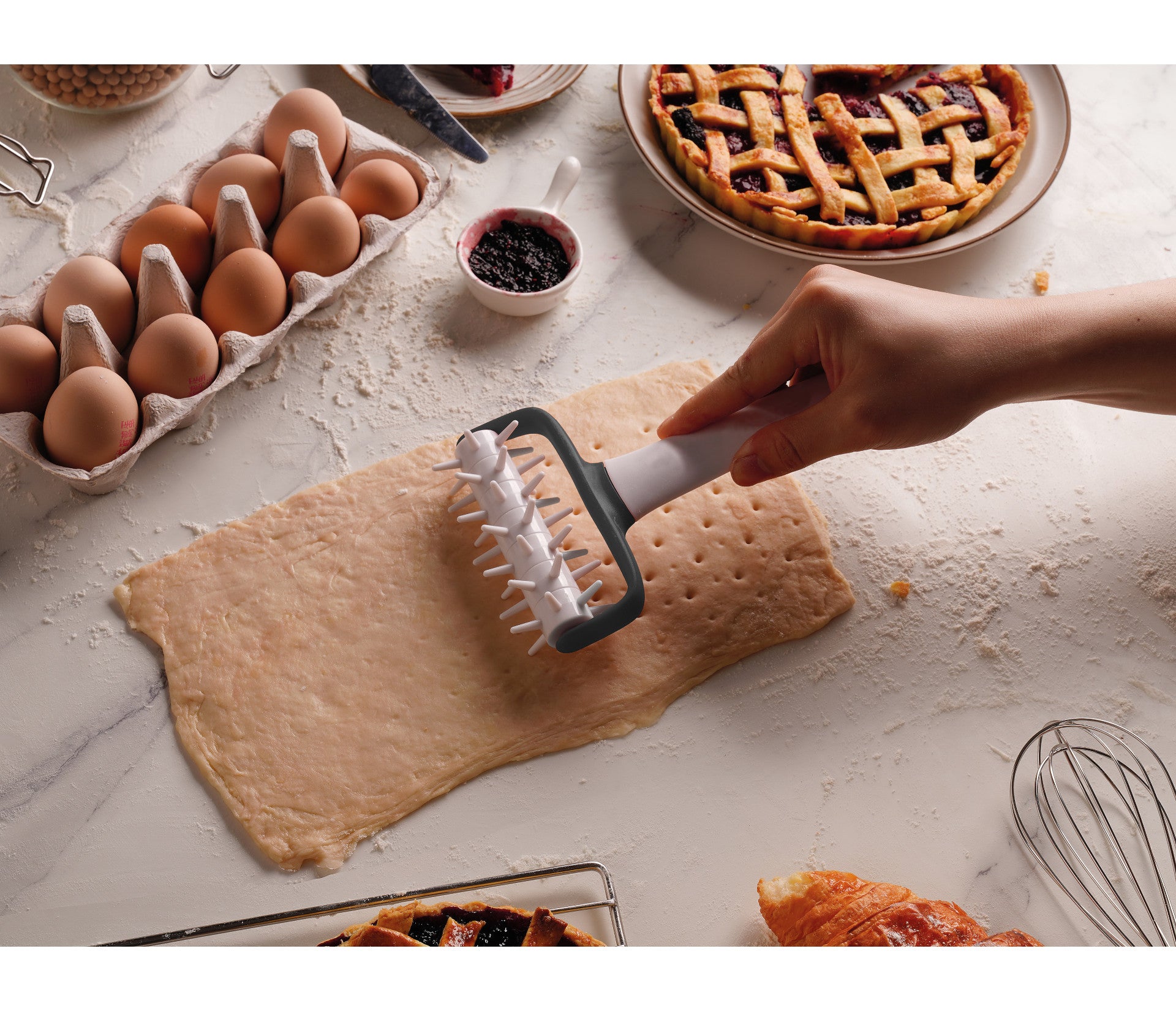 Rouleau pique-pâte Roller Lacor