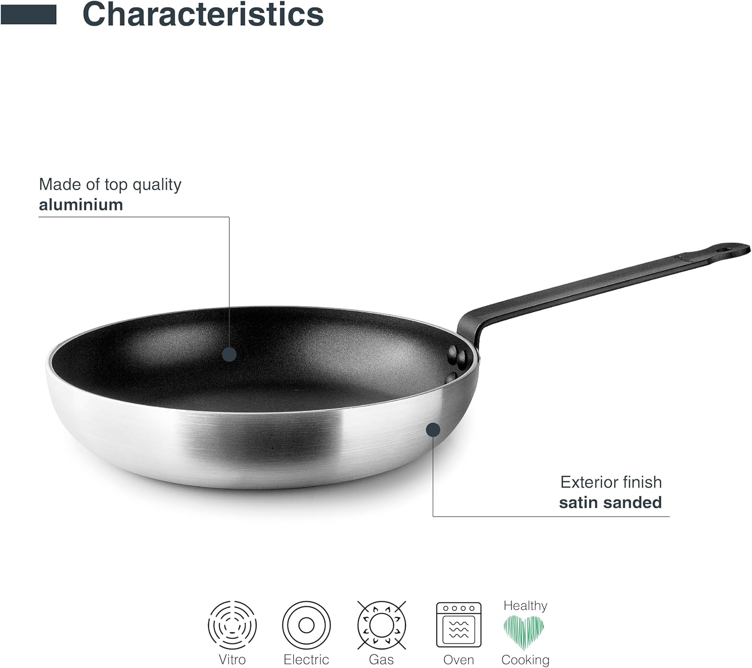 Poêle Antiadhésive LACOR Garinox Kai (Ø 26 cm)