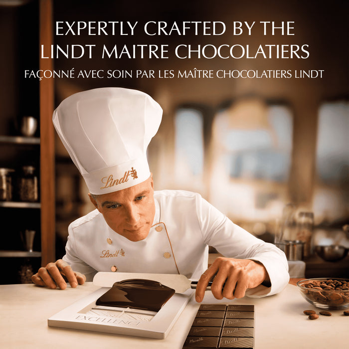 Barre Chocolat noir Lindt EXCELLENCE à 90 % de cacao, 100g