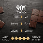 Barre Chocolat noir Lindt EXCELLENCE à 90 % de cacao, 100g