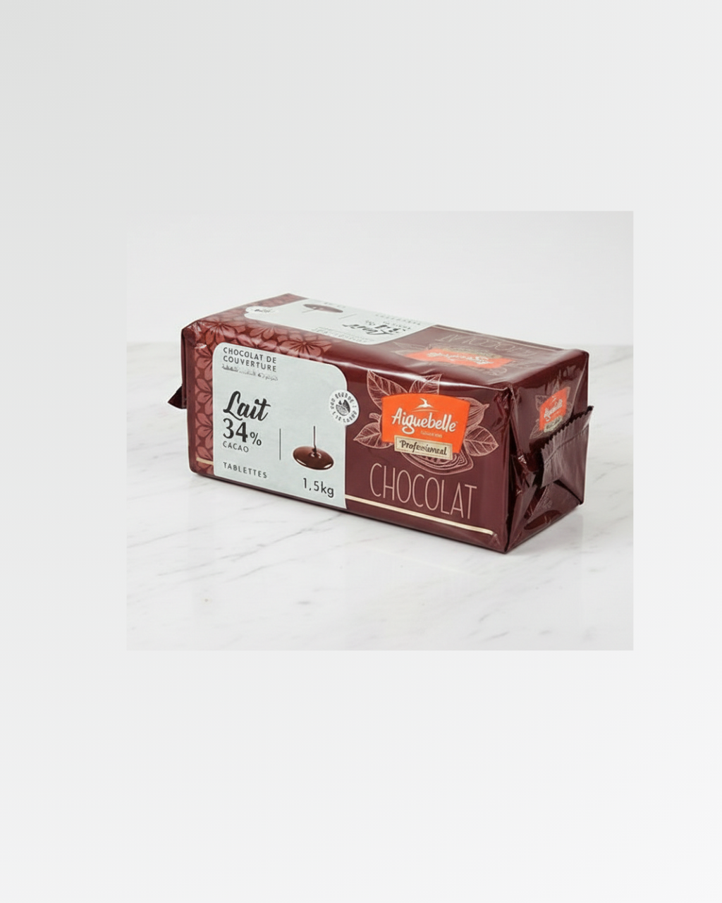 Tablettes Chocolat de couverture au lait 34% 1,5KG