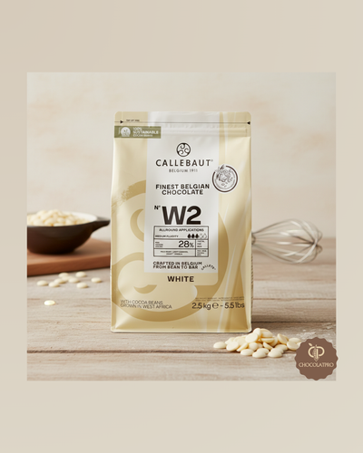Chocolat Callebaut BLANC CW2 pistoles - sachet 2,5 kg