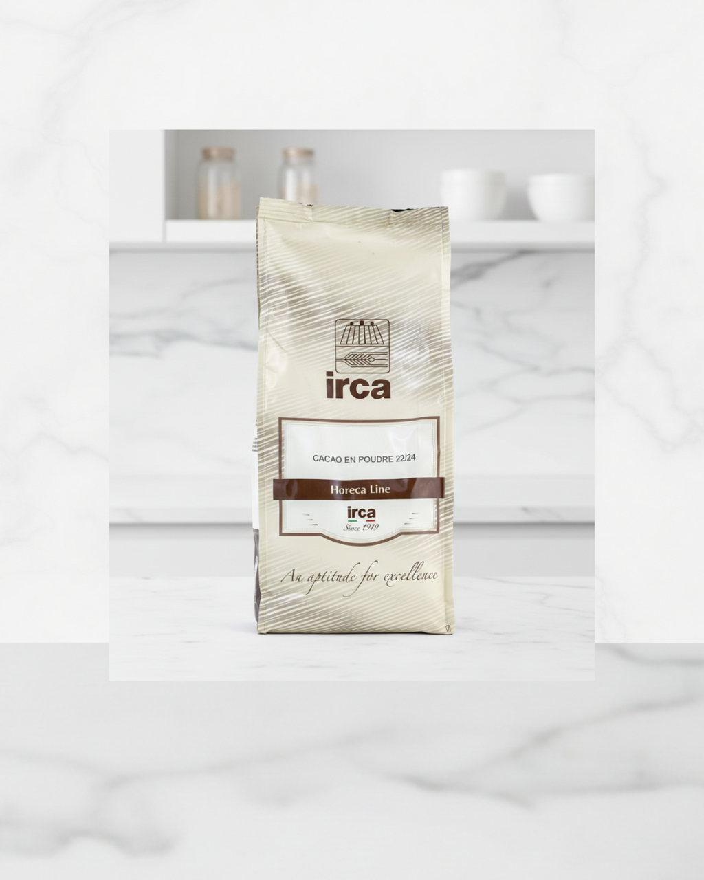 Poudre de cacao IRCA 1kg pour pâtisserie professionnelle