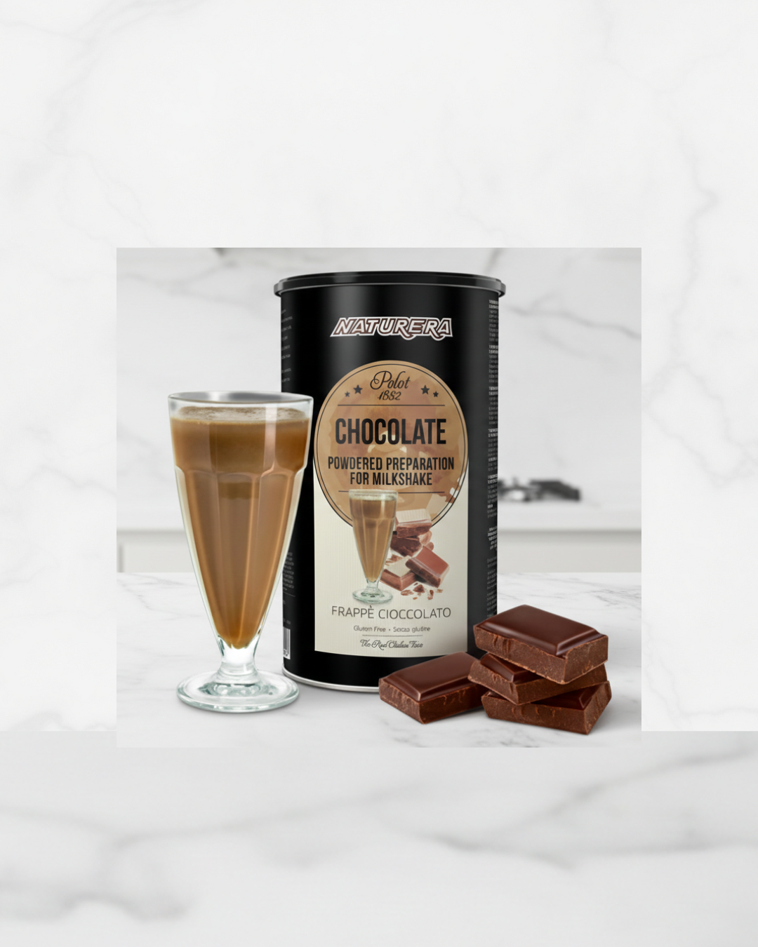 Préparation chocolatée en poudre