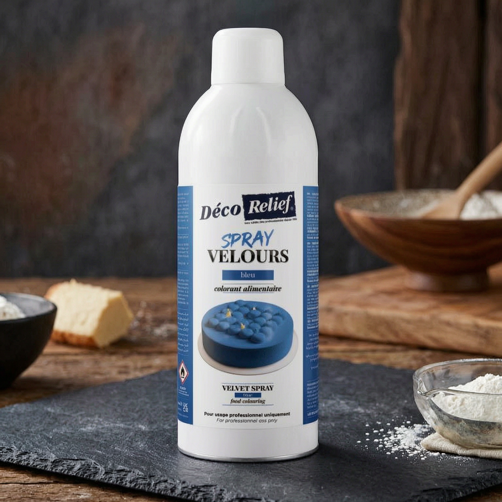 Spray Velours Bleu – Beurre de cacao – 400 ml