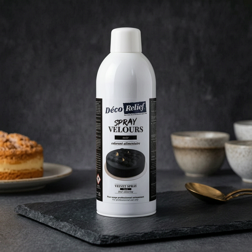 Spray Velours Noir – Beurre de cacao – 400 ml
