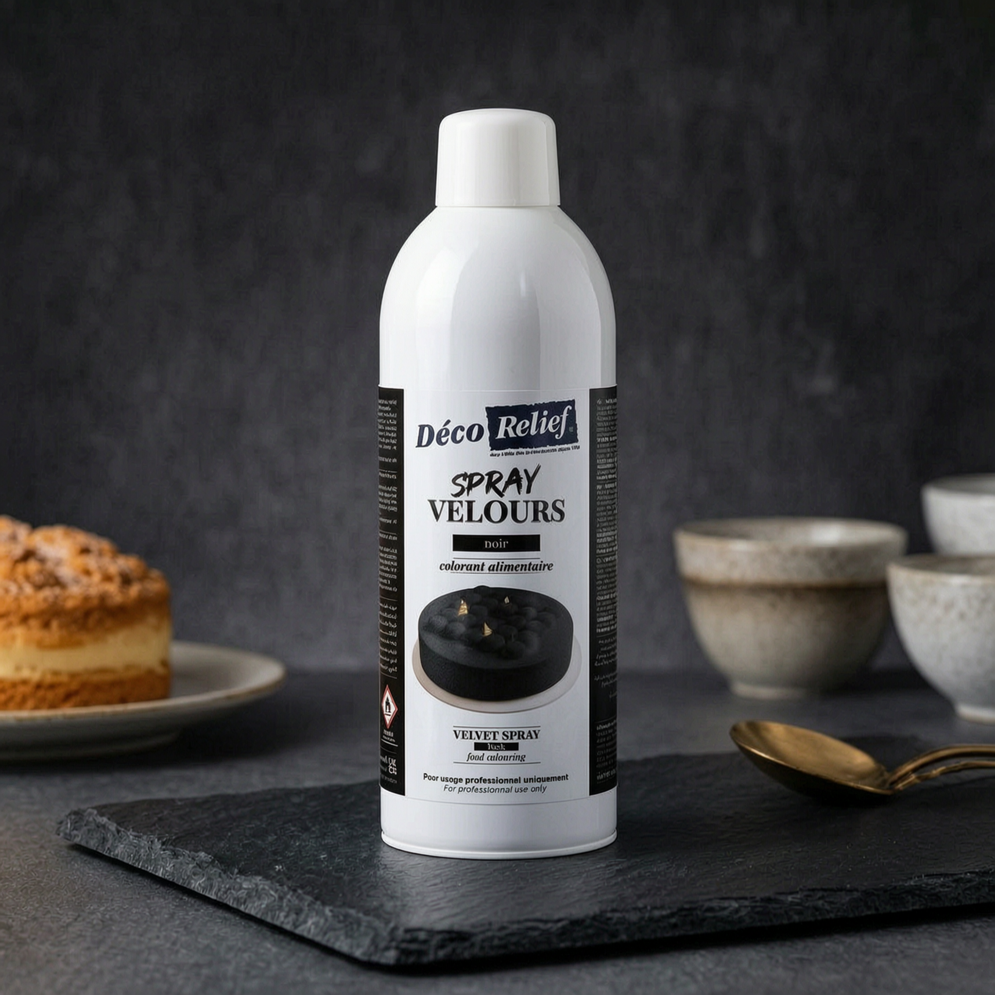 Spray Velours Noir – Beurre de cacao – 400 ml