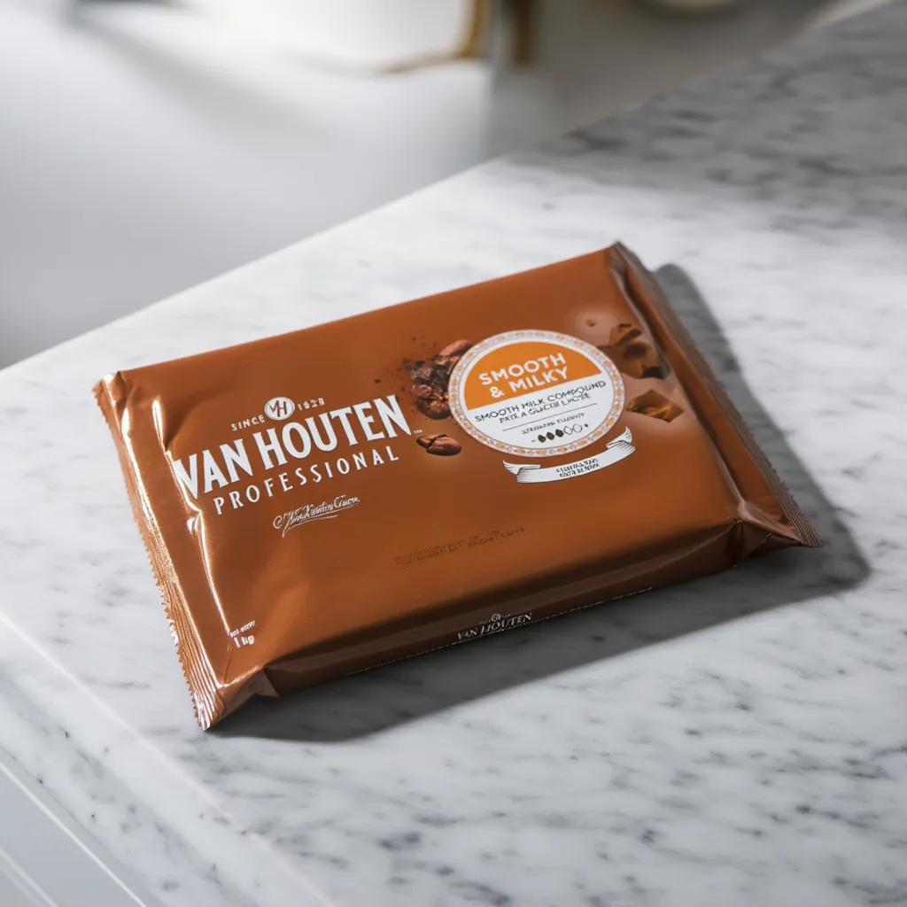 VAN HOUTEN AU LAIT PATE A GLACER 1KG