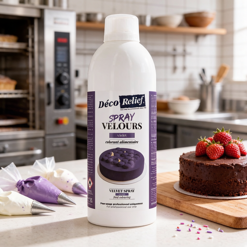 Spray Velours Violet – Beurre de cacao – 400 ml