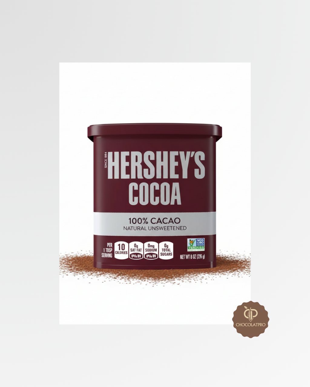 Cacao Hershey's 100% 226g