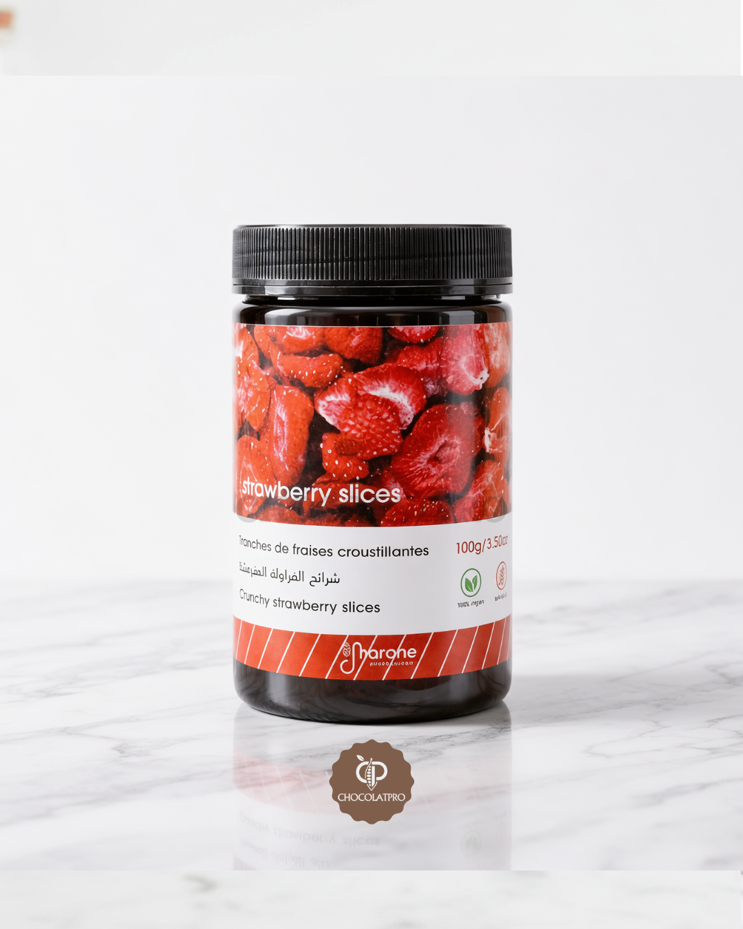 Tranches de fraise séchés 100g