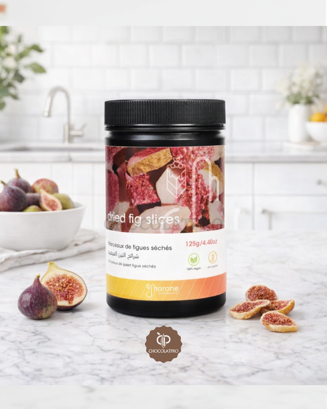 Morceaux de Quart Figue Séchés 125g - Marone