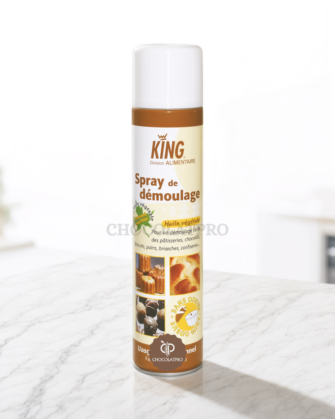 Bombe à Graisse alimentaire végétale sans OGM - King 600ML