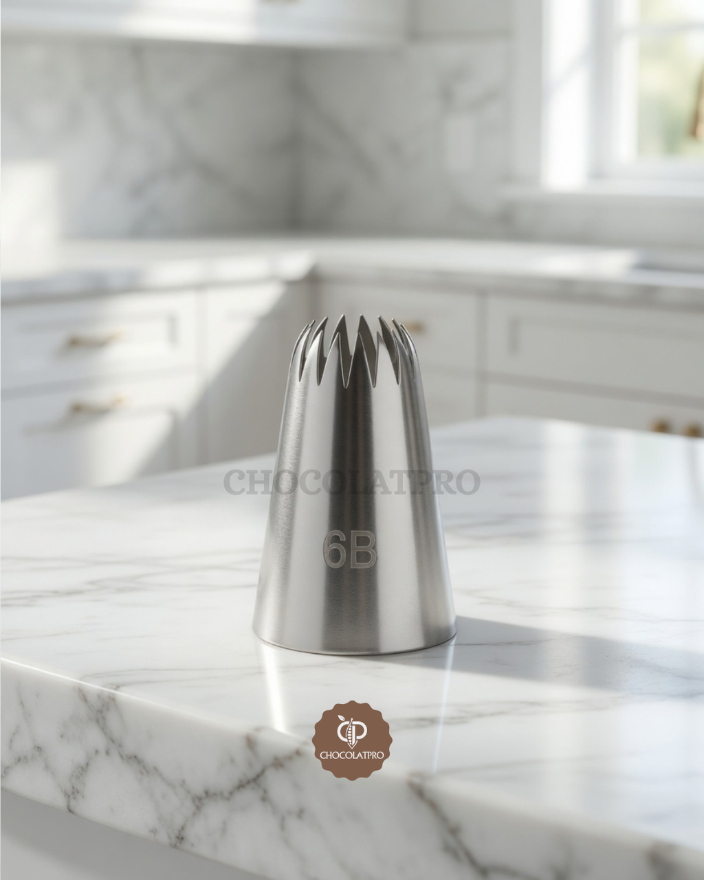 Douille patissiere inox 6B