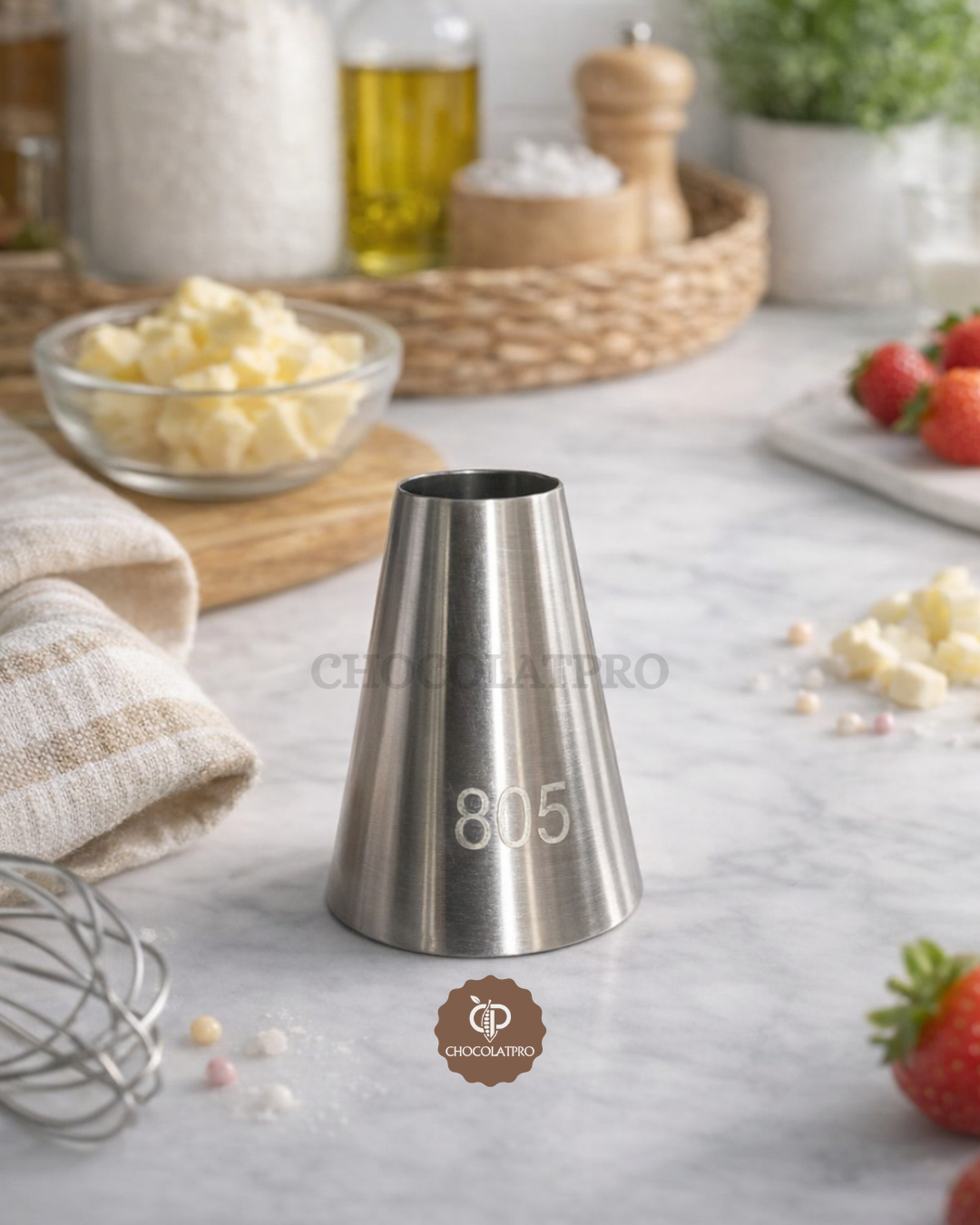 Douille patissiere inox ronde Ø 15mm 805