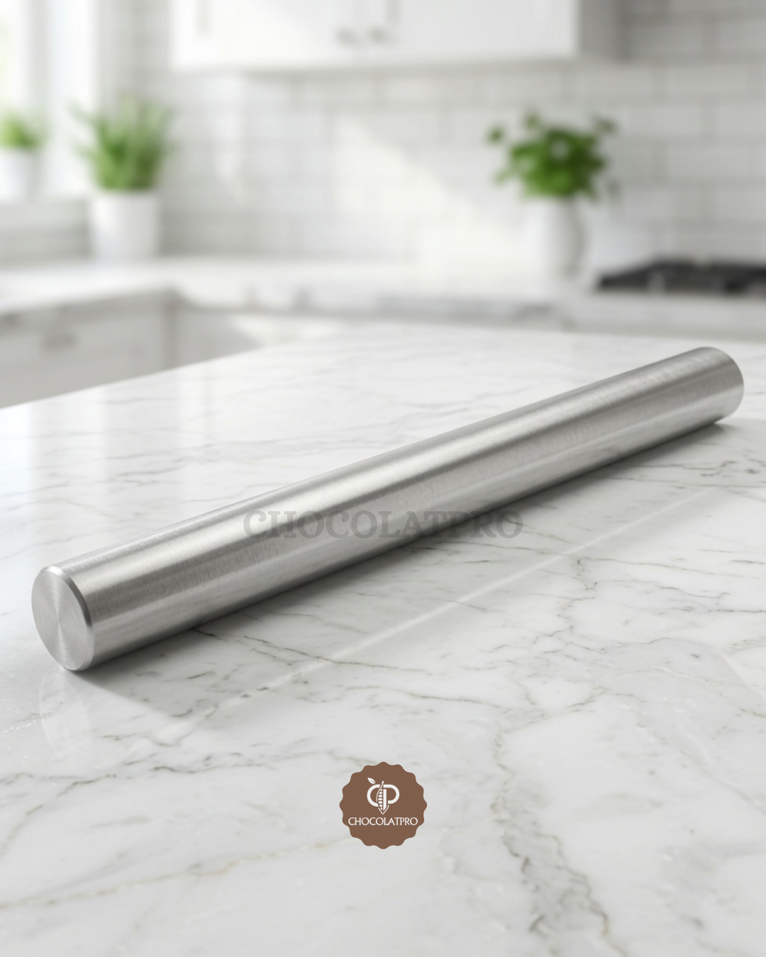 Rouleau à pâtisserie Inox 42cm
