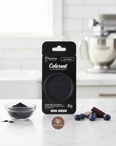 Colorant Alimentaire Liposoluble Laque Noir 8g - Marone