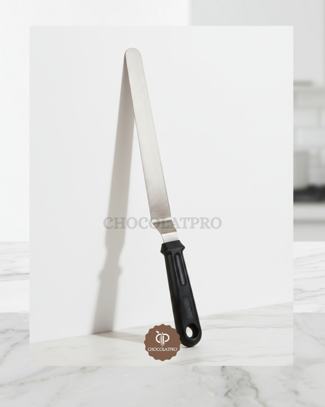Spatule à long angle avec manche solide 30cm - Lacor