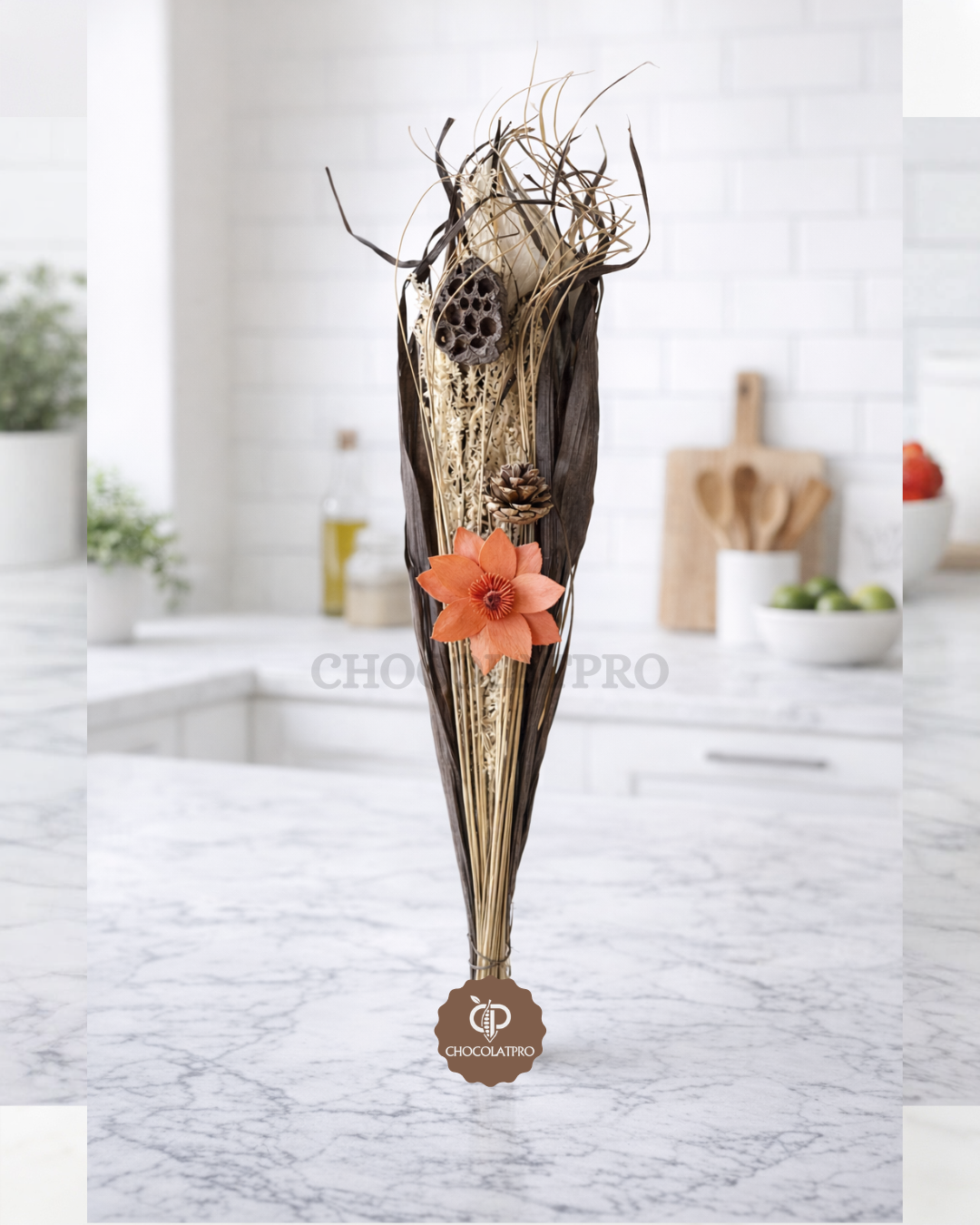Marron et orange – Bouquet Soleil Boisé - Marone