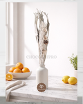 Marron et blanc – Bouquet Pureté Florale - Marone