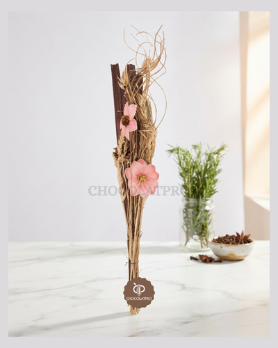Rose et marron – Bouquet Romantique Rose & Marron - Marone