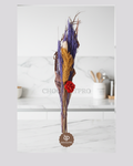Bleu et rouge – Bouquet Artisanal Bleu & Rouge - Marone