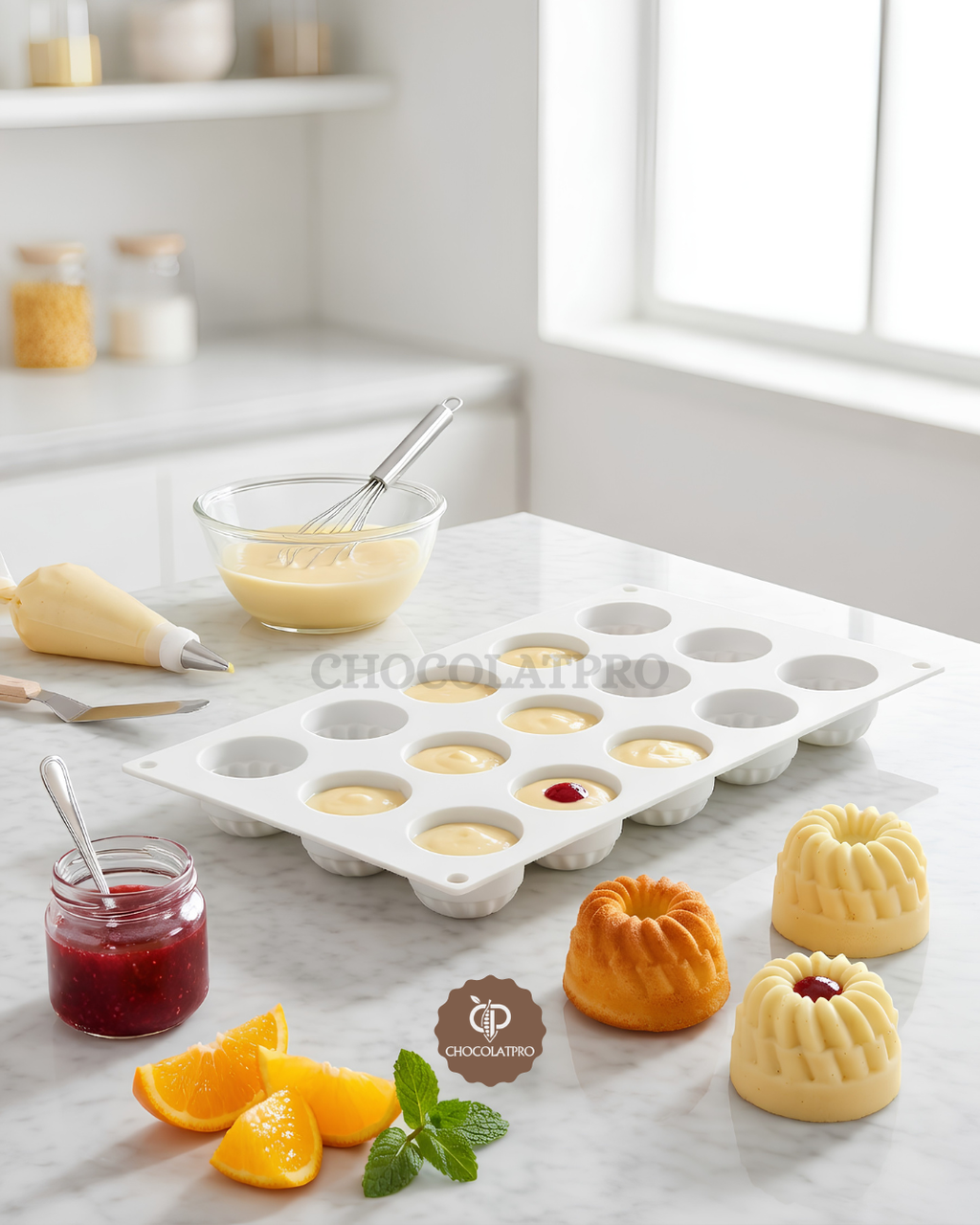 Moule silicone Pleincoeur 27 ronde - Silikomart