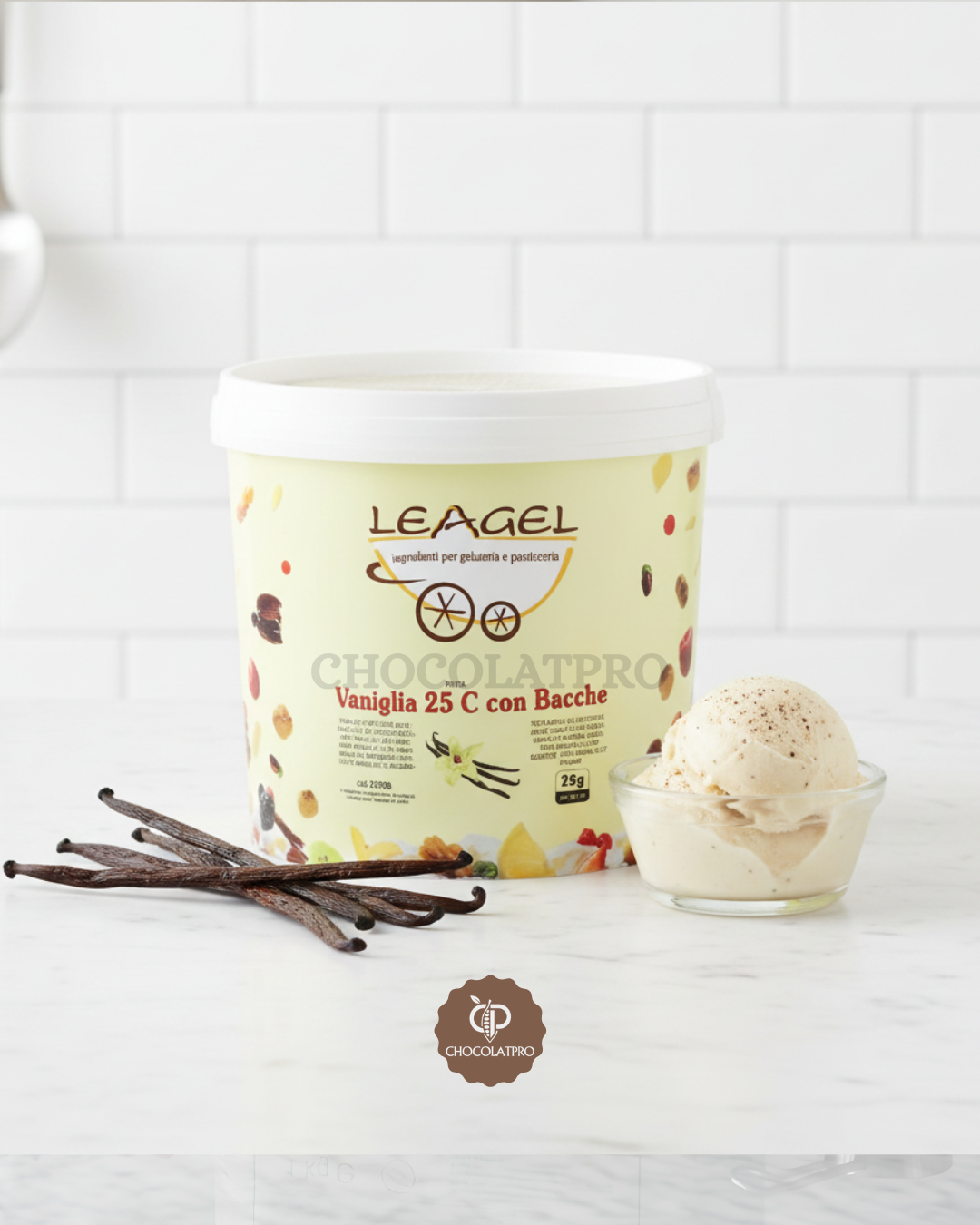 PÂTE DE VANILLE 25 C AUX BAIES 3,5KG
