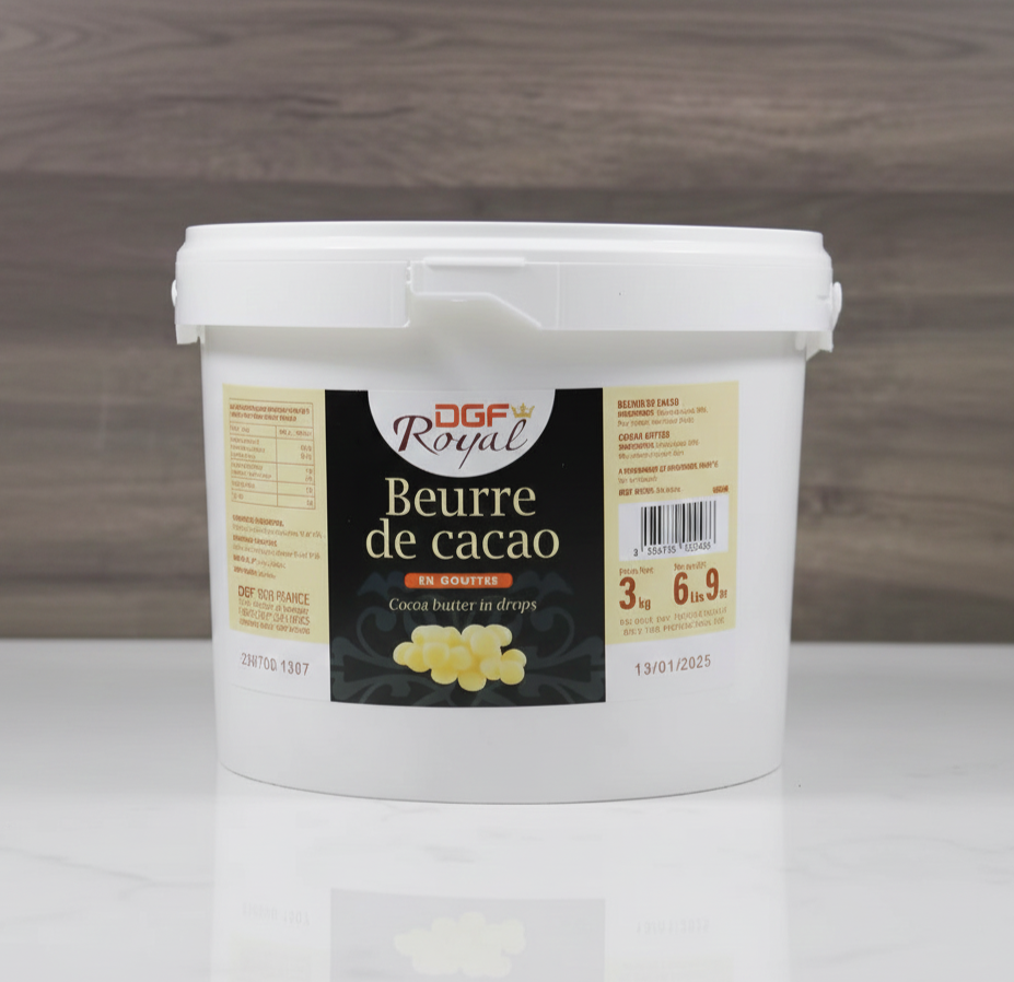 Beurre de cacao DGF Royal pour pâtisserie et chocolaterie professionnelle