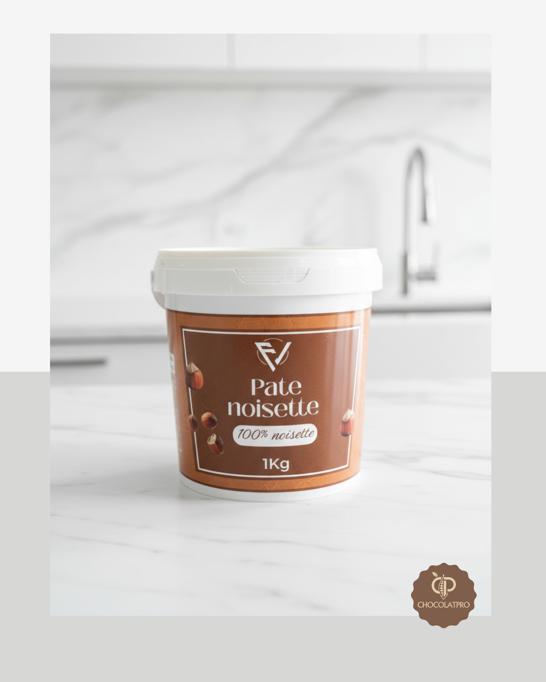 Pâte de noisette 100% 1kg fravello