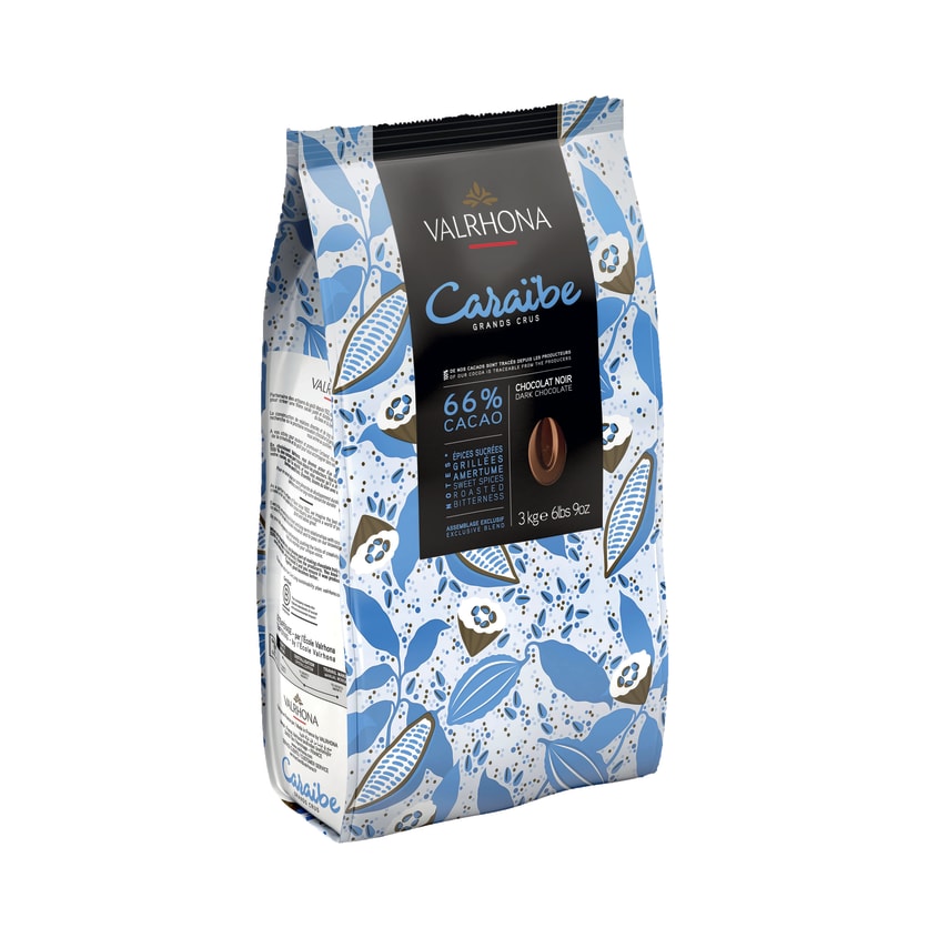 Chocolat noir Caraïbe 66% Valrhona